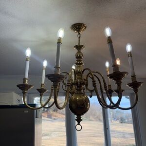 Elegant Gold Chandelier